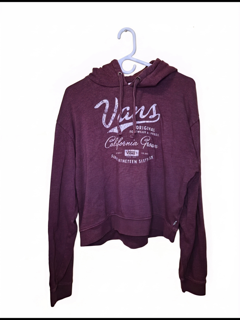 Y2K VTG Unisex Burgundy Graphic Pullover Hoodie